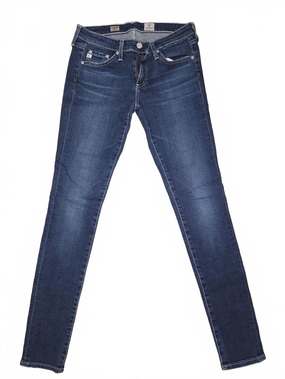 AG Adriano Goldschmied The Legging Super Skinny Jeans Womens 27R Dark Wash USA